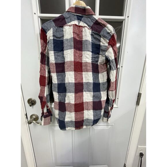 Suitsupply Red and Blue Plaid Dress Shirt - Picture 2 of 3